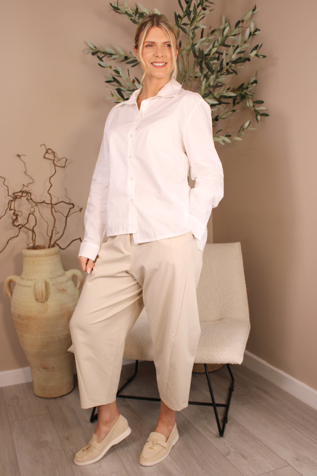 Oxford Drawstring Shirt