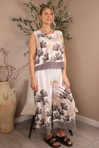 Palma Leaf Two Piece Set