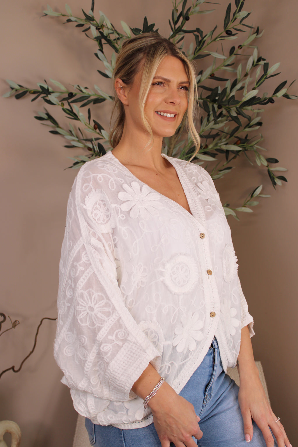 Valencia Embroidered Shacket