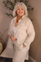 Hamptons Linen Stripe Shirt