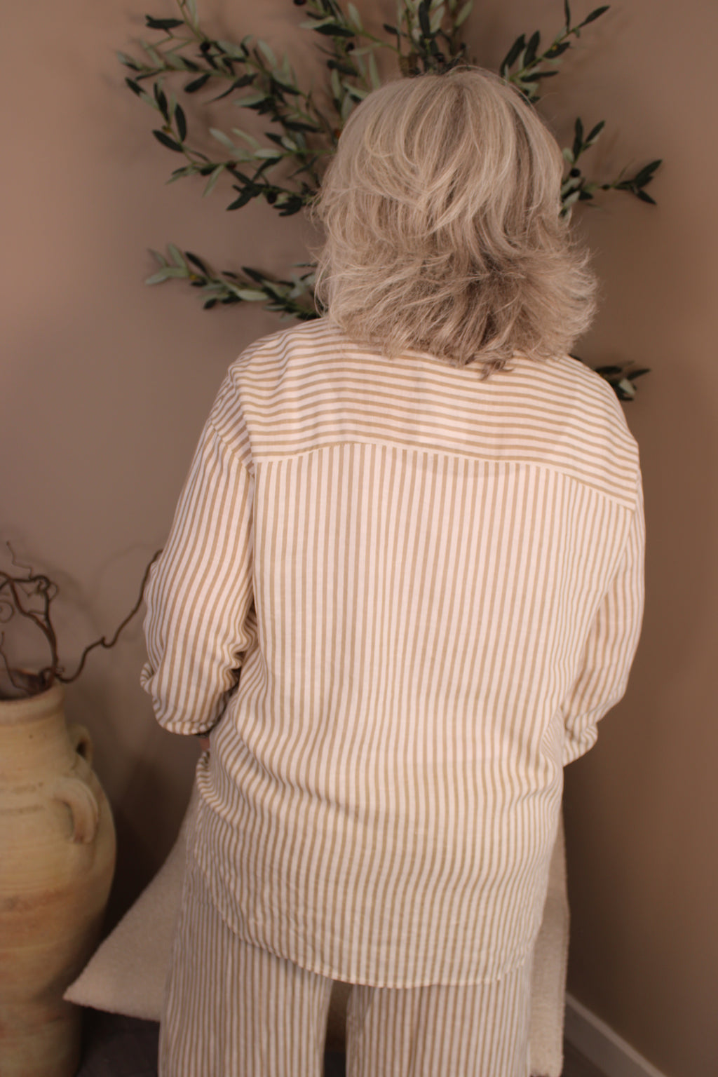 Hamptons Linen Stripe Shirt