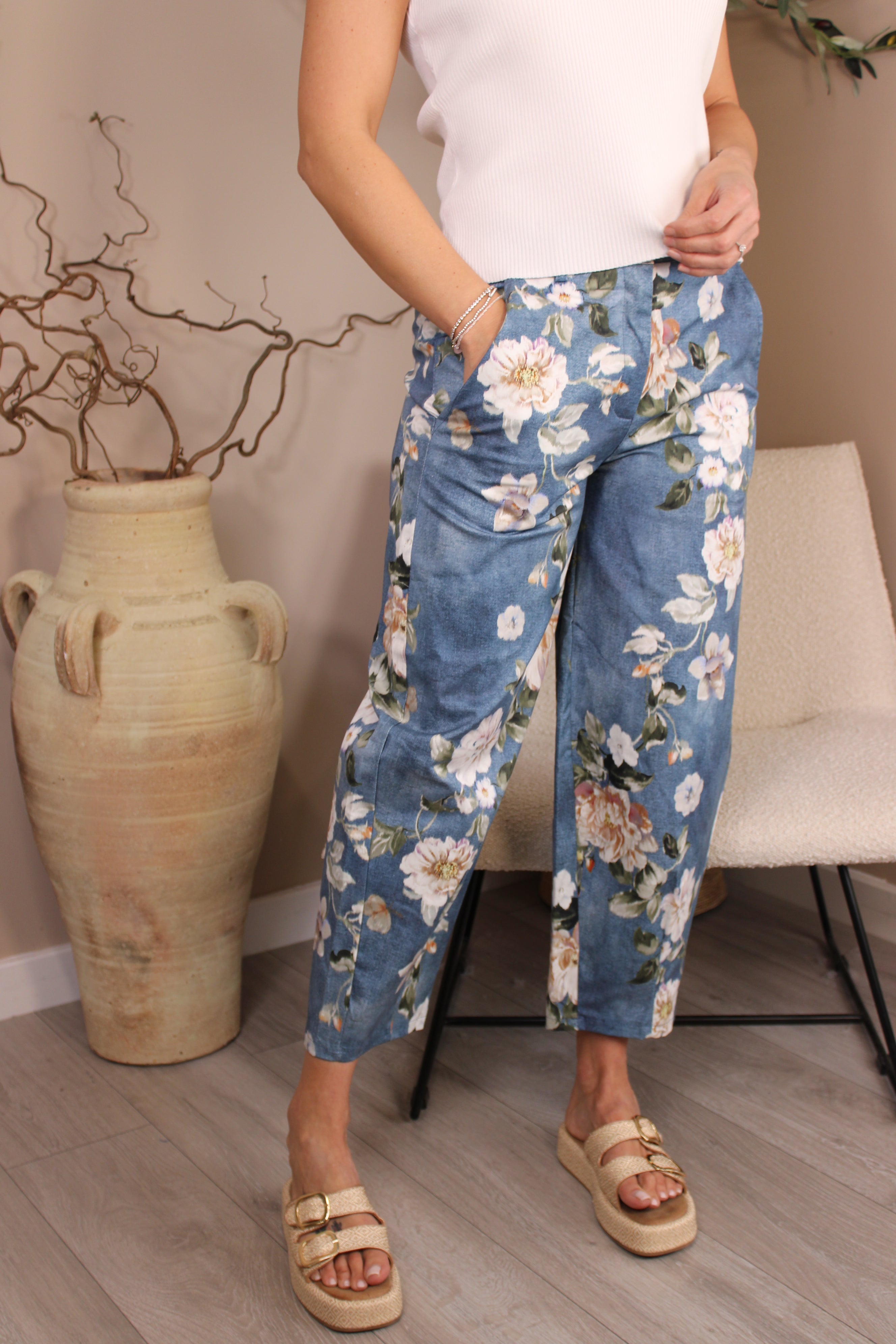 Botanical Floral Jeans